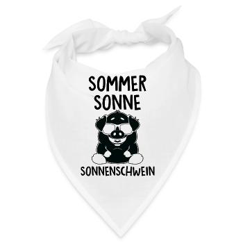 Lustiger Spruch Witzig Humor Geschenkidee - Bandana - Weiß - Vorne