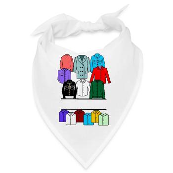 Logo des Herrenbekleidungsgeschäfts - Bandana - Weiß - Vorne