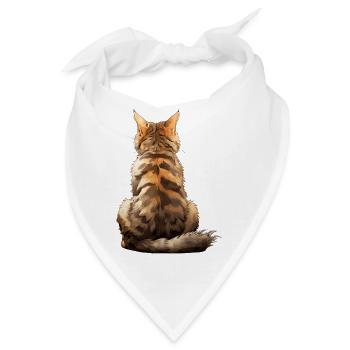 Amerikanischer Bobtail - Bandana - Weiß - Vorne