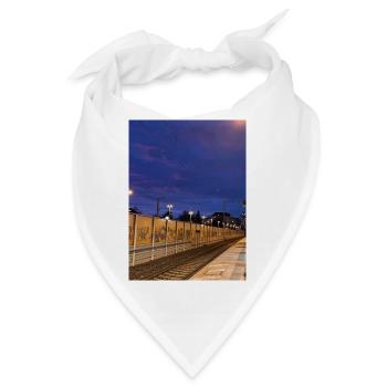 Bahnhof - Bandana - Weiß - Vorne