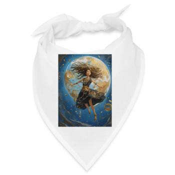 Flying Girl - Bandana - Weiß - Vorne
