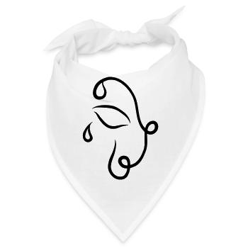NOSTALGIA v T-Shirt - Bandana - Weiß - Vorne