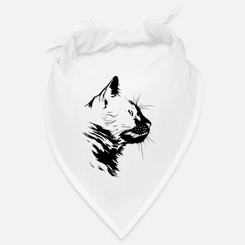 Chat, Motif De Chat Bandana
