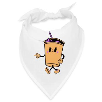 drink cartoon - Bandana - Weiß - Vorne