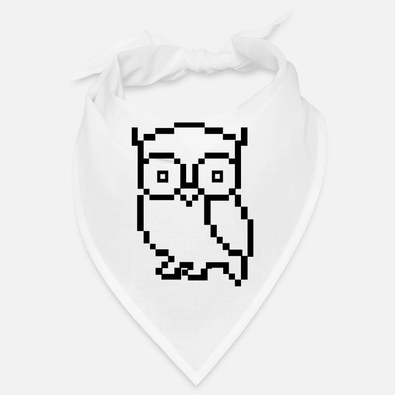 Owl Pixel Bandana