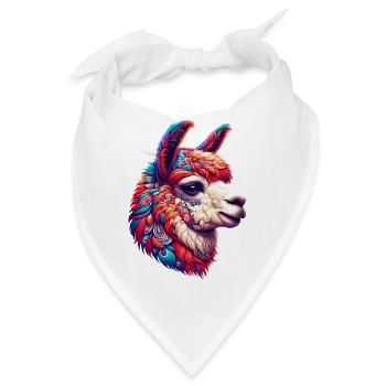 Alpaka - Bandana - Weiß - Vorne