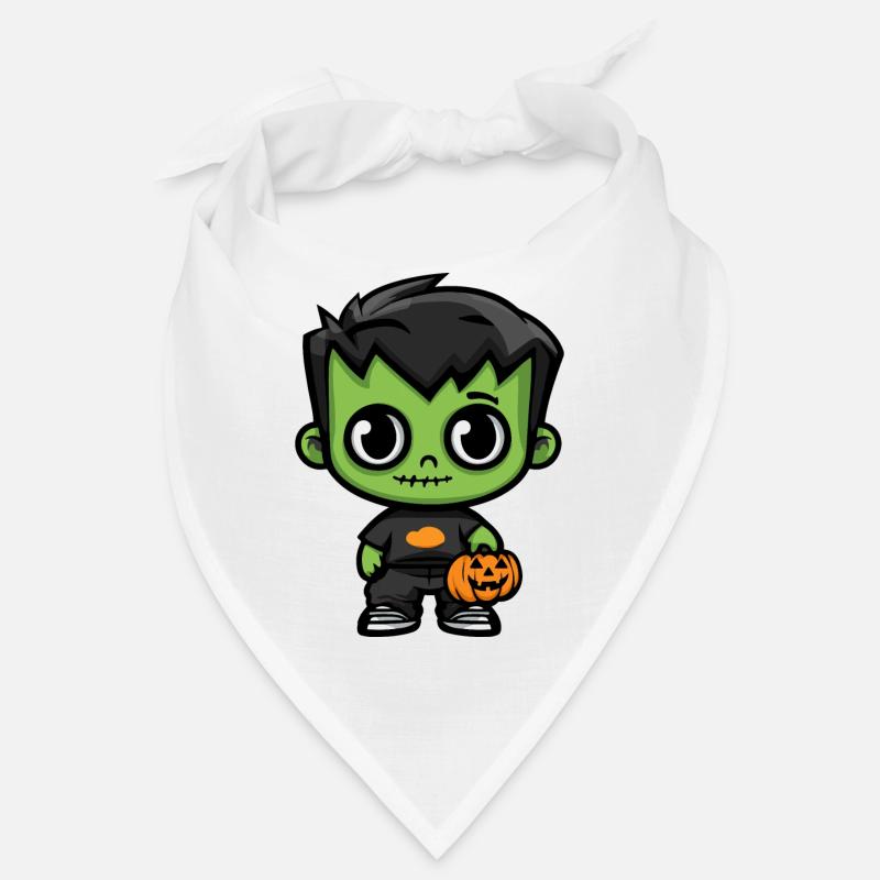 Zombie Halloween Niedlich Comic Bandana