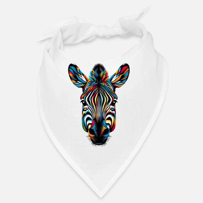 Zebra - Bandana - Weiß