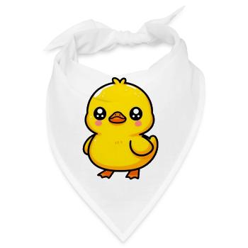Ente Ente Ente Ente Ente - Bandana - Weiß - Vorne