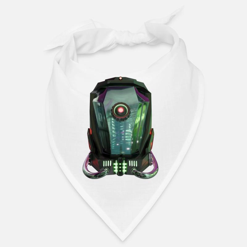Futuristic Robotic Helmet Bandana