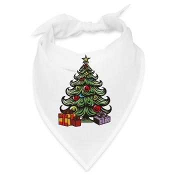 tannenbaum weihnachten - Bandana - Weiß - Vorne
