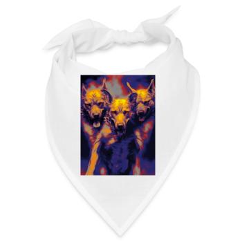 Cerberus - Bandana - Weiß - Vorne