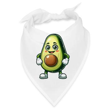 avokado comic - Bandana - Weiß - Vorne
