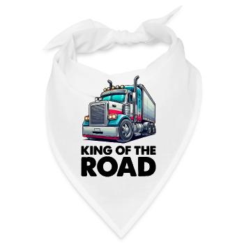lastwagen king - Bandana - Weiß - Vorne