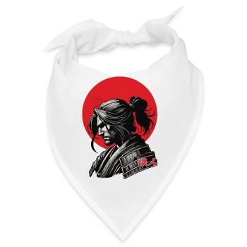 Ronin Krieger - Bandana - Weiß - Vorne