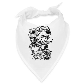 Schwalbe // Illustration - Bandana - Weiß - Vorne