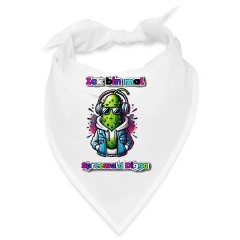 Ick bin mal - Bandana - Weiß - Vorne