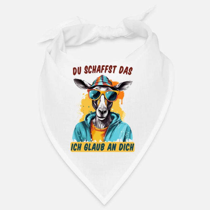 Du schaffst das! Ich glaub an dich! Glücksbringer Bandana