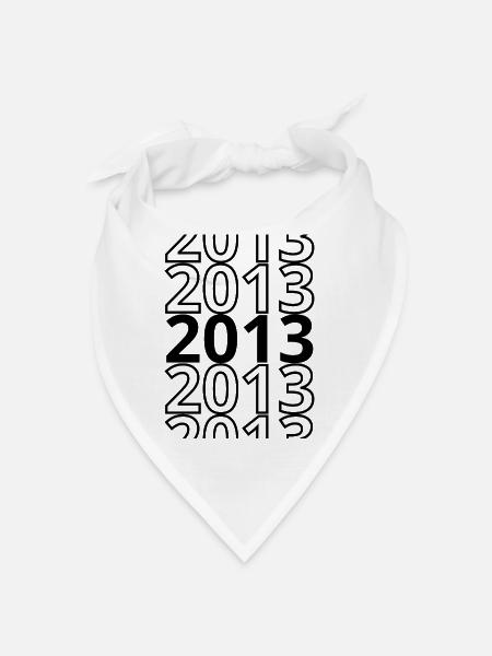 2013 2013 2013 - Bandana - Weiß - Vorne