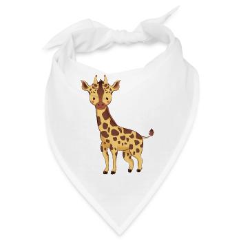 Giraffe - Bandana - Weiß - Vorne