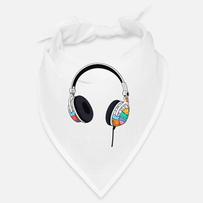 Kophörer Headset Comic Style Bandana