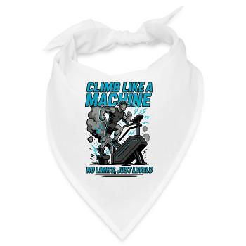 Workout Climb like a Machine - Bandana - Weiß - Vorne
