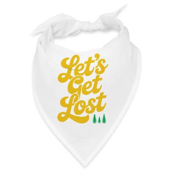 Abenteuer - Let's Get Lost - Bandana - Weiß - Vorne