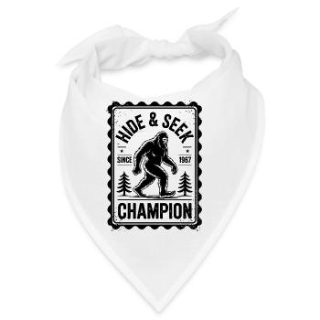 Versteck-Champion Bigfoot - Bandana - Weiß - Vorne