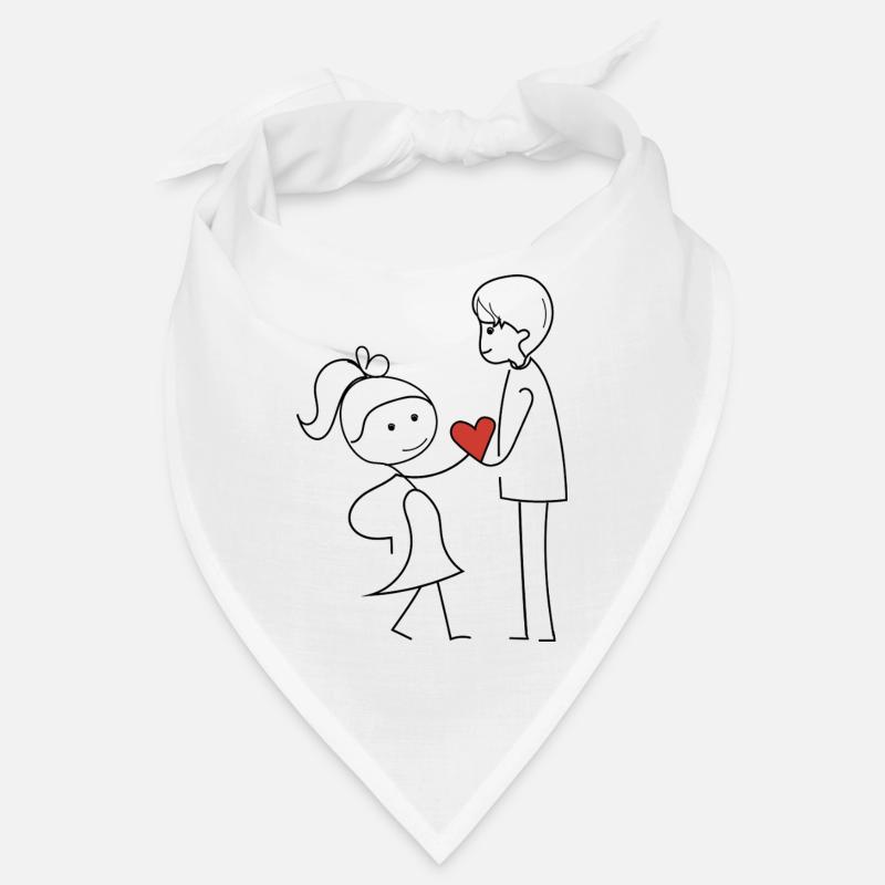 Friends exchanging affection Bandana