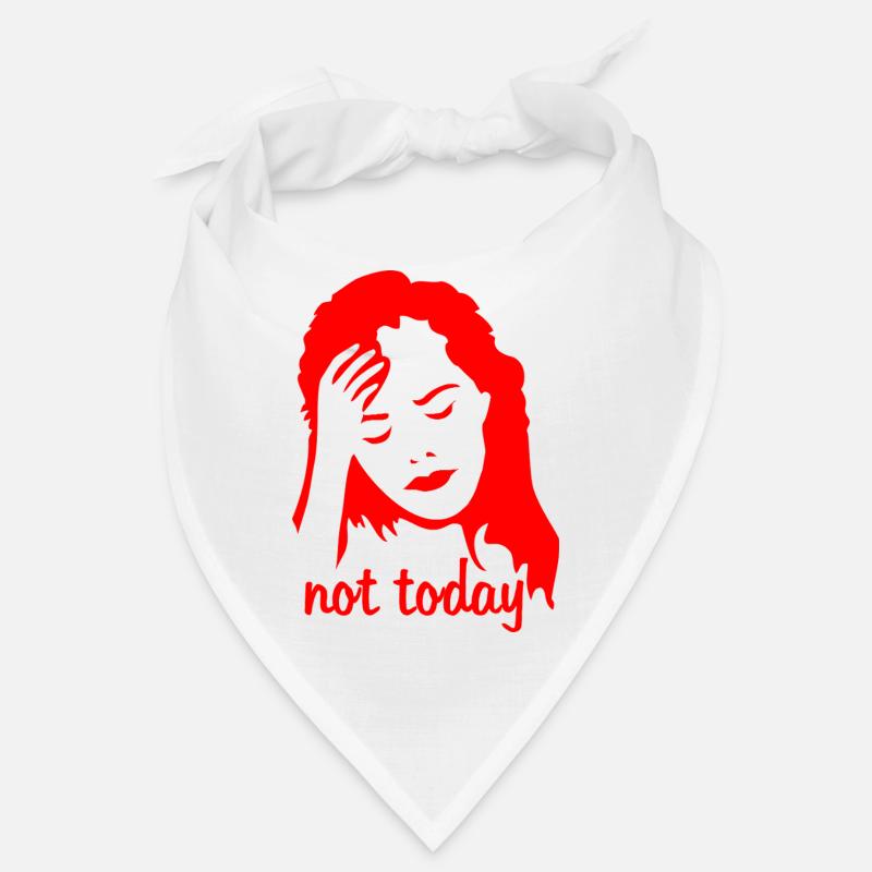 Woman has a headache Bandana