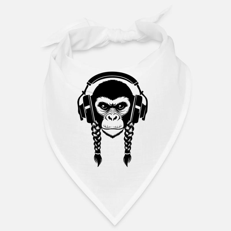 Beat Maker Monkey Head Studio Session Edition Shirt Bandana