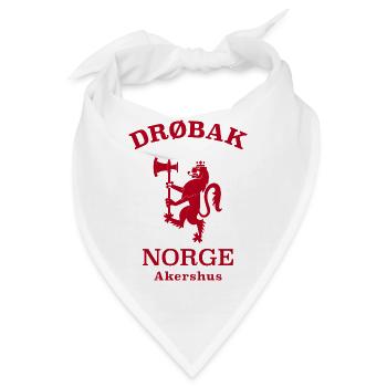 Drobak Norge Norwegen - Bandana - Weiß - Vorne