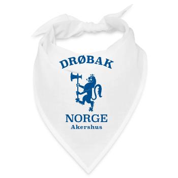 Drobak Norge Norwegen - Bandana - Weiß - Vorne