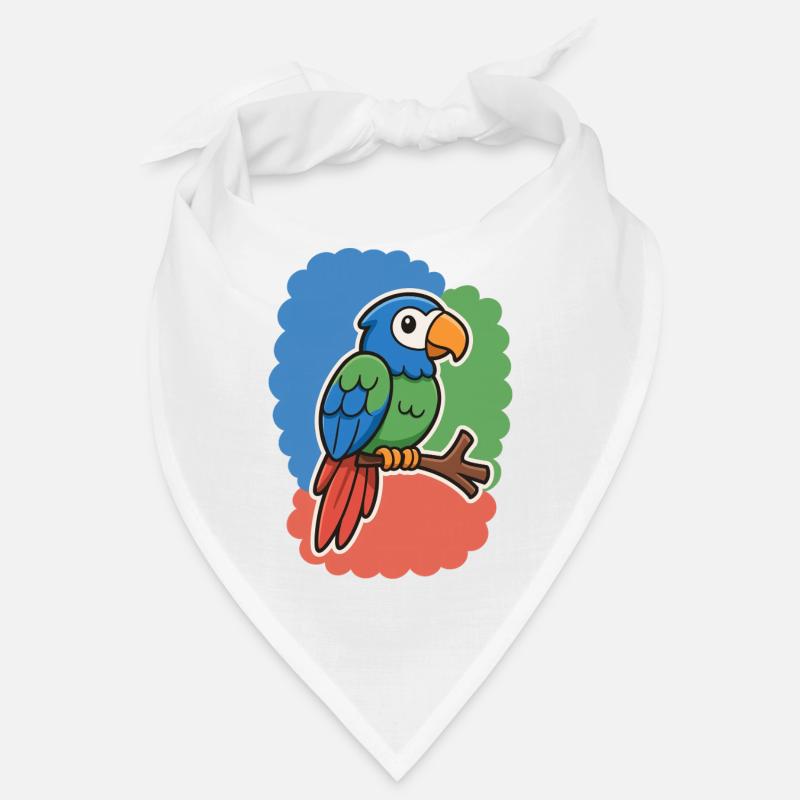 oiseau mignon, petit perroquet Bandana
