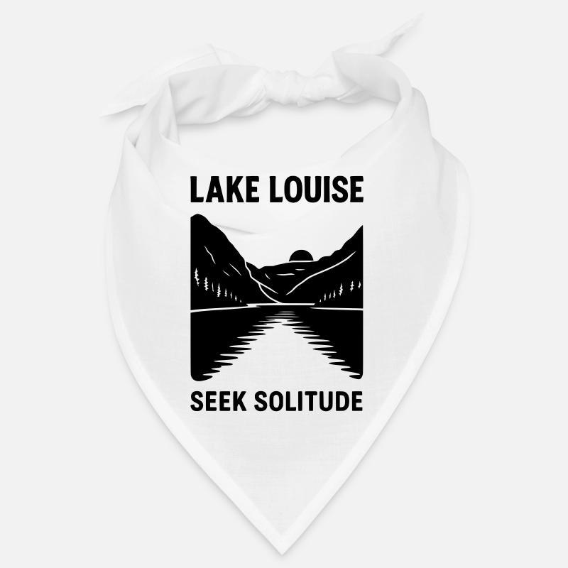 Silhouette du lac Louise Bandana