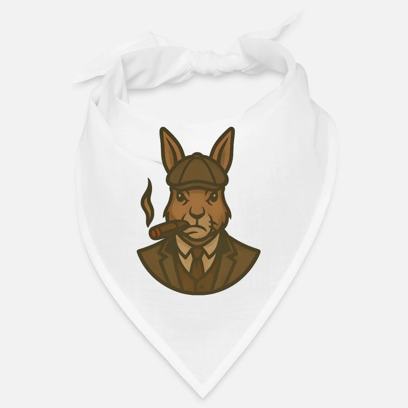 Rabbit in a suit with cigar 1920 Bandana