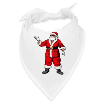 Weihnachtsmänner Weihnachten / Weihnachtsmann  - Bandana - Weiß - Vorne