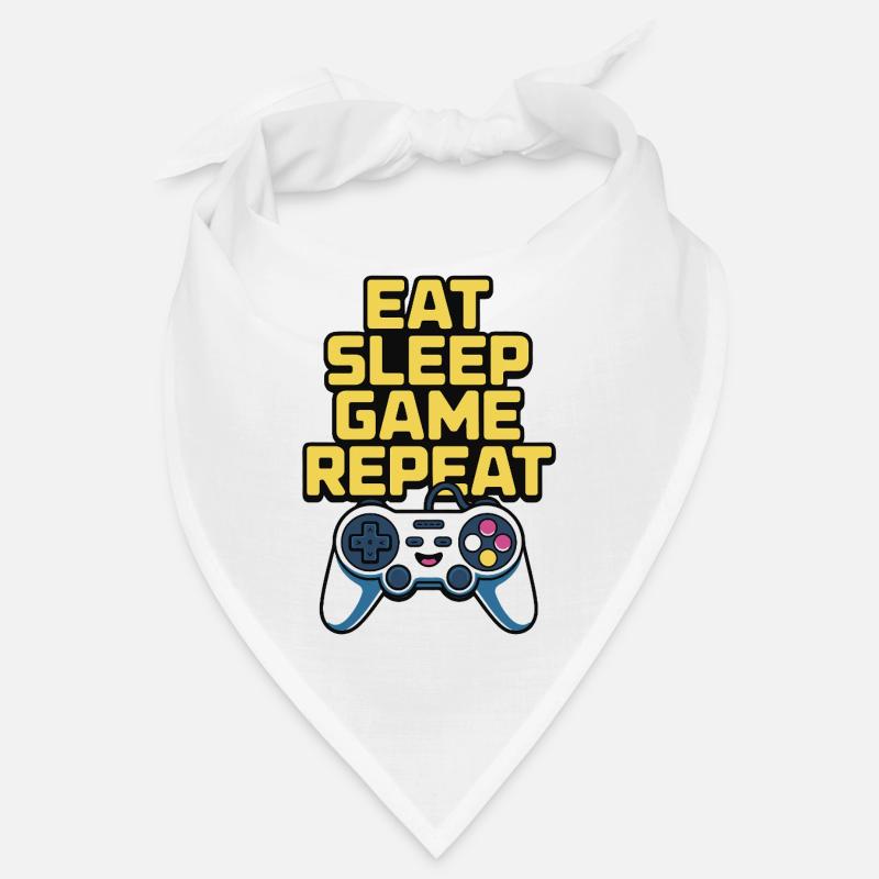 Eat Sleep Game Repeat Bandana