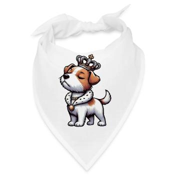 Jack Russel terrier Jack russel liebhaber Jackie - Bandana - Weiß - Vorne