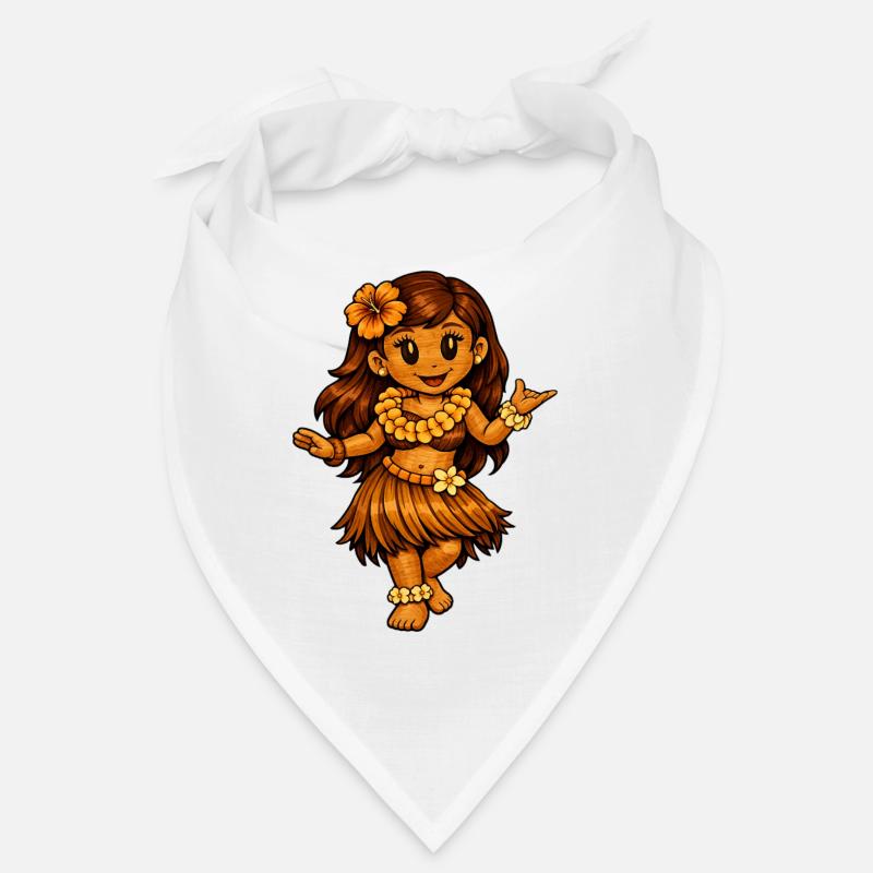 Danseuse de hula style hawaïen Bandana