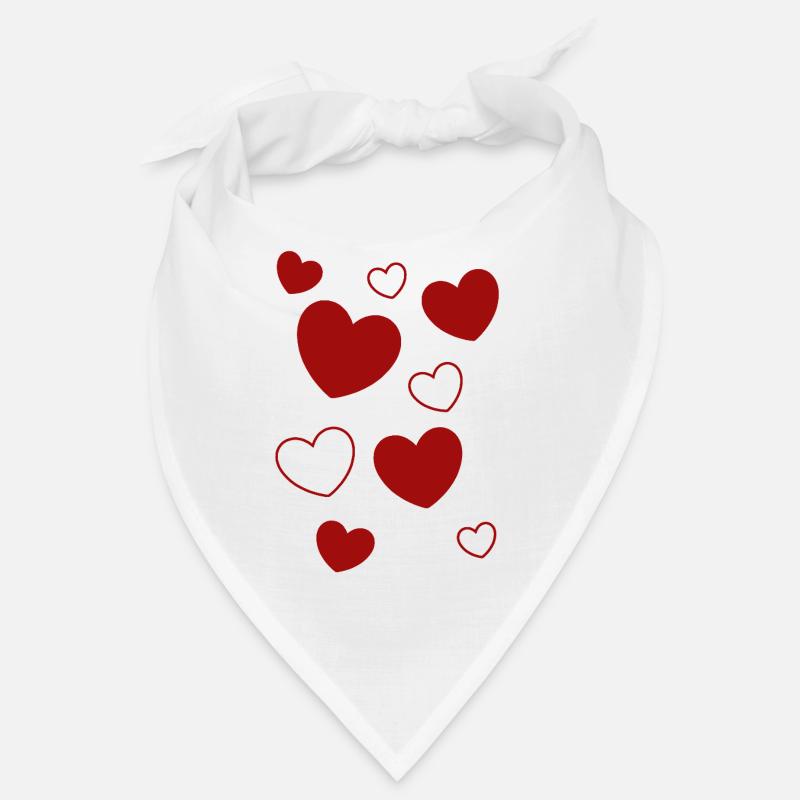 Cadeau rouge de la Saint-Valentin Bandana