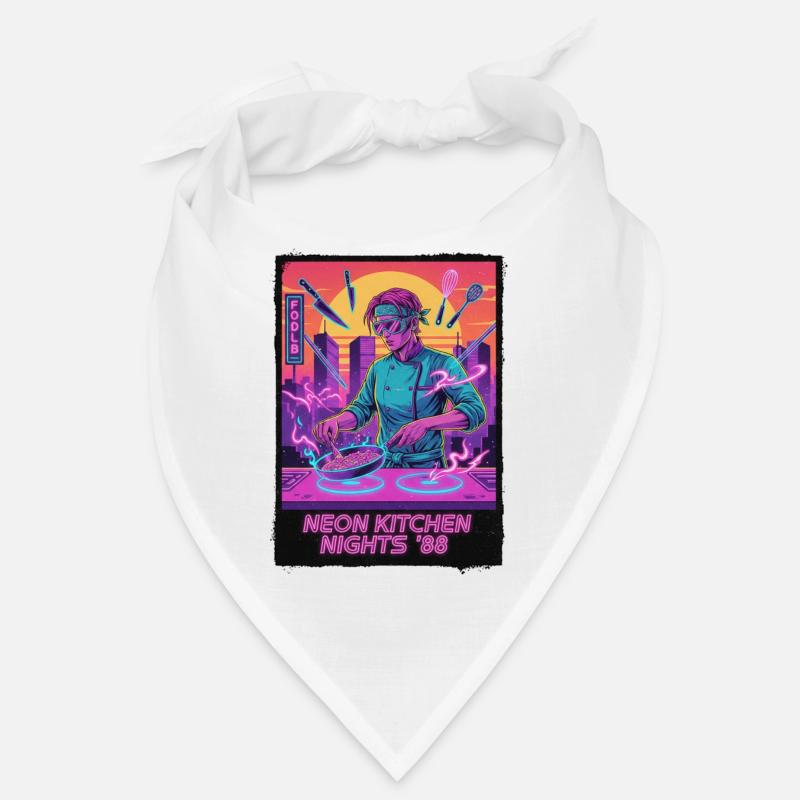 Retro Wave Kitchen Bandana