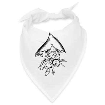 Strange Asian Turtle - Bandana - Weiß - Vorne