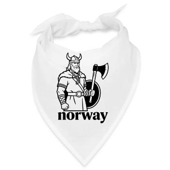 Norwegen - Bandana - Weiß - Vorne