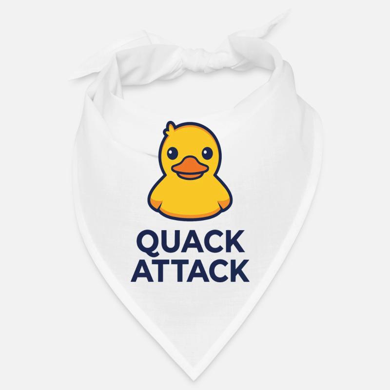 Quack Attack Rubber Duck Graphic Bandana