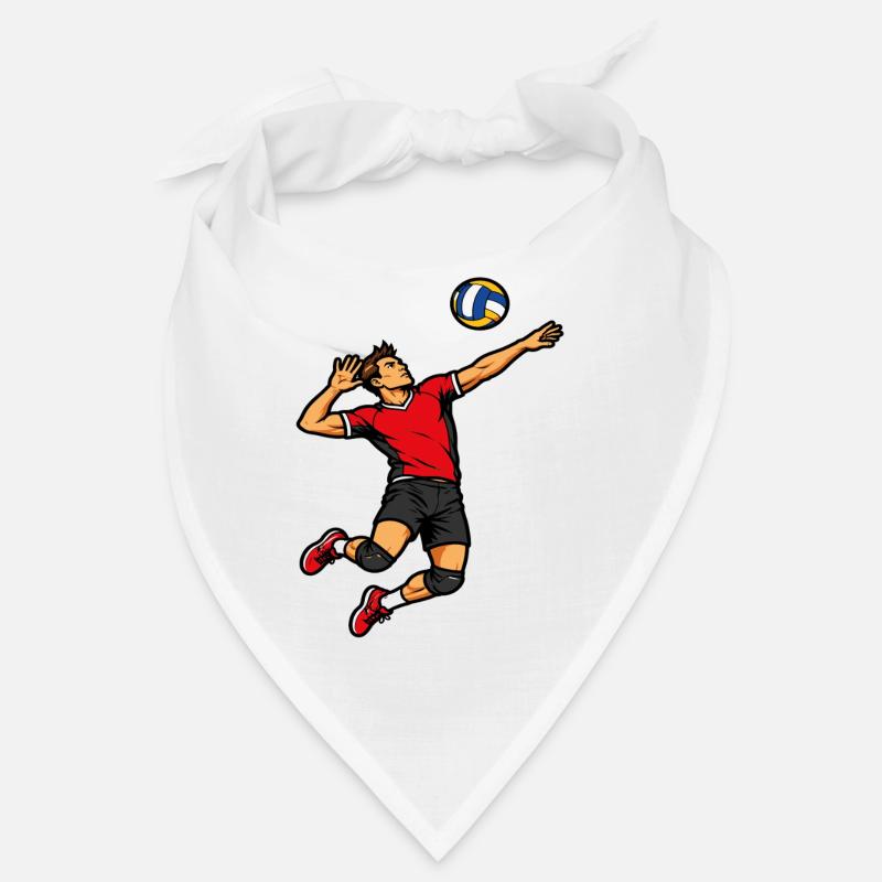 Powerful serving volleyball player Bandana