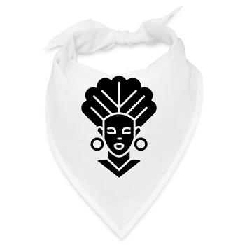 Afrika - Bandana - Weiß - Vorne