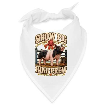 SHOW PIG RING CREW - Bandana - Weiß - Vorne