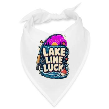 LAKE LINE LUCK Angeln - Bandana - Weiß - Vorne