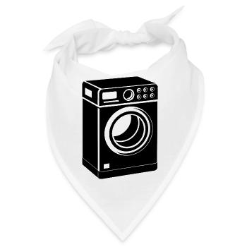 Waschmaschine - Bandana - Weiß - Vorne